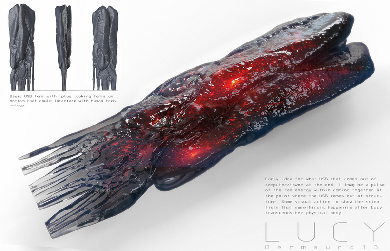 Illustration for article titled Wild Concept Art For The Trippy Final Moments Of Luc Besson's Lucy